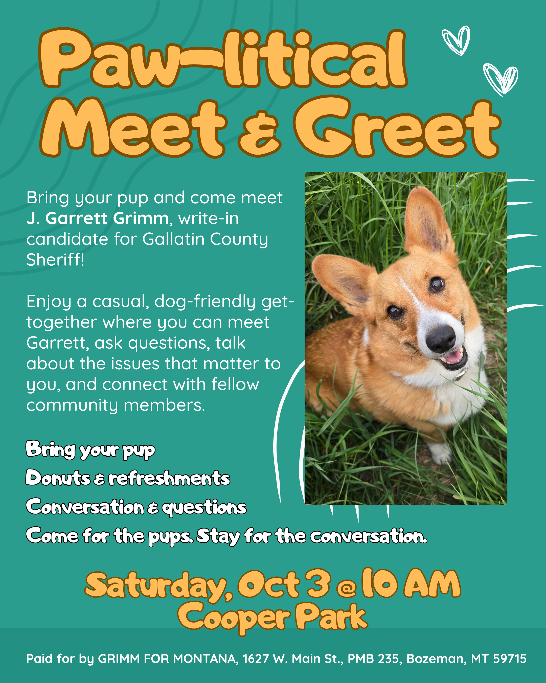 10/3 Paw-litical Meet & Greet